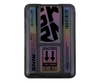 Etui do telefonów SKINARMA Kado Kira Kobai Wallet Mag-Charge Grip Stand hologram